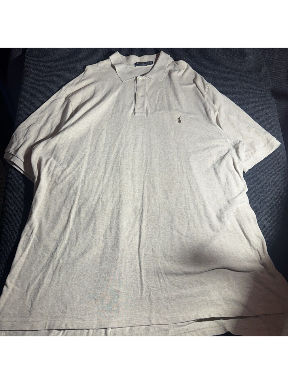 Polo Ralph Lauren Men’s Size 4XL Tall Classic Fit Shirt Big & Tall Beige